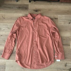 Men’s Izod Burnt Orange Dress Shirt